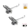 BDP938-1 2 Pieces Rear Left AND Right Door Catch Hinge Brake Stop Check Strap Limiter for Peugeot 106 I II 1991-2004 Citroen Saxo 1996-2004 9181H4