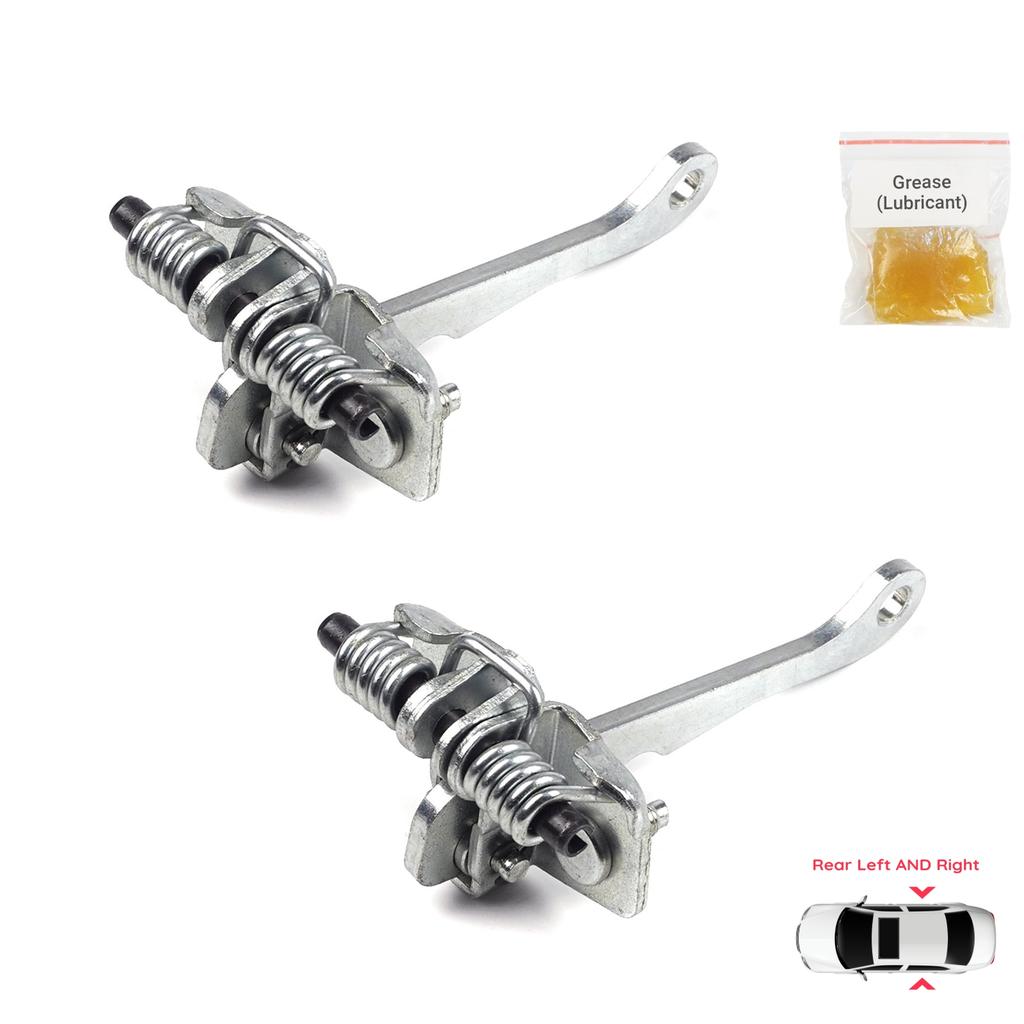 BDP938-1 2 Pieces Rear Left AND Right Door Catch Hinge Brake Stop Check Strap Limiter for Peugeot 106 I II 1991-2004 Citroen Saxo 1996-2004 9181H4