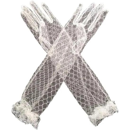 

Bride Thin Lace Gloves Long Wedding Accessories Gloves