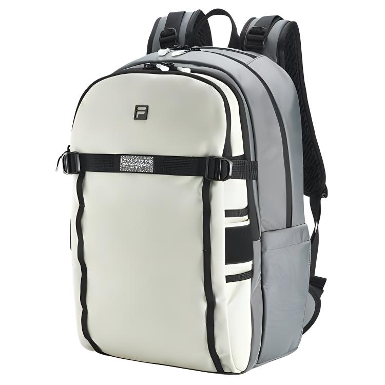 Fila Fitness Casual Large Capacity Fabric Backpack Men Backpacks Lead-Gray A13M421101FDY