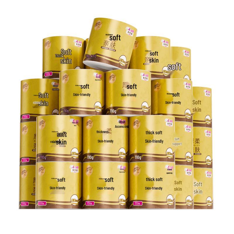 Qingfeng 4-Ply Soft Core Toilet Paper
