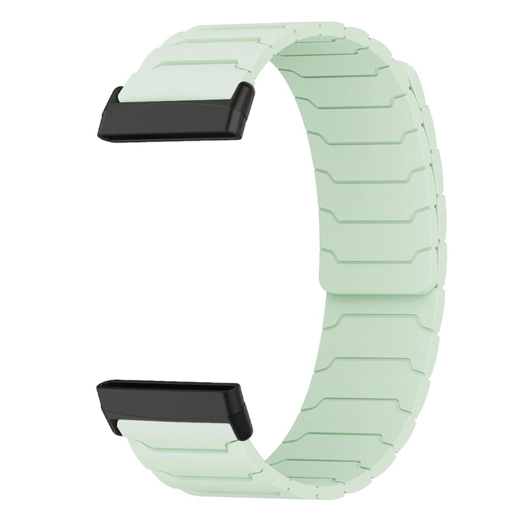 Magnetic loop strap for Fitbit watch versa 4/3 two color silicone band for versa 2/1 sport Bracelet replacement Wristband