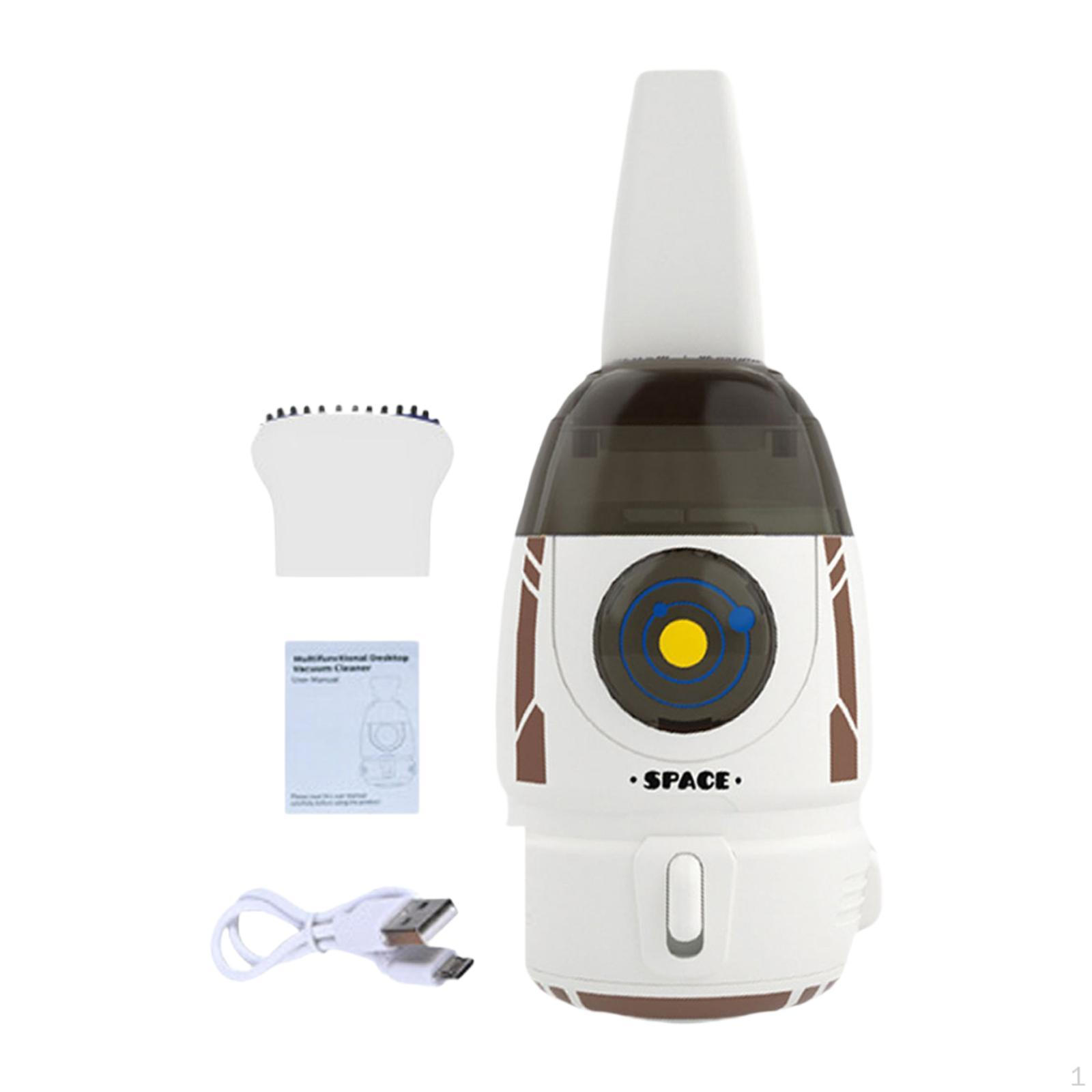 

Настольный пылесос Пыль Портативный Элегантный Ручной Удаление для Подарка Общежитие Офис Gray White