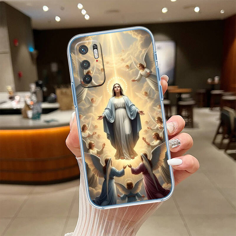 Virgen Maria Case for Motorola E7 E22 E20 E13 E15 E22S E30 E40 G10 G20 G04 G22 G23 G05 G75 G35 G55 G6 G7 G8 G9 Plus Power Play