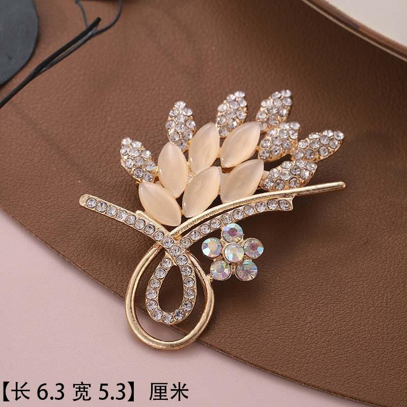 Brooch Premium Niche Accessories Versatile Creative Women's Collar Pin Diamond Anti-light Temperament Corsage