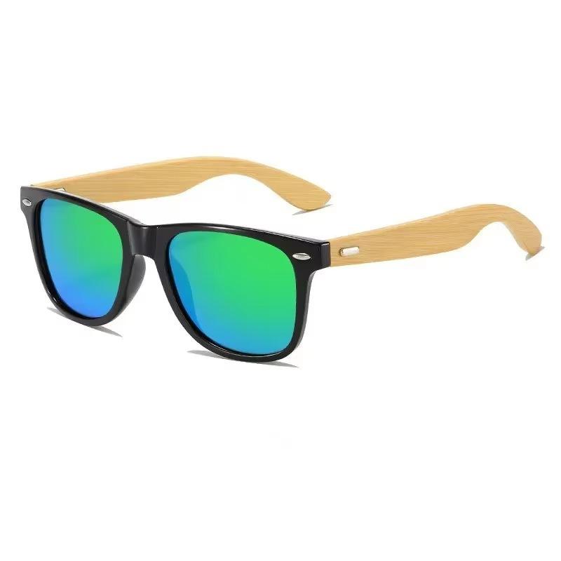 Wood Sunglasses Men Women Square Bamboo Women for Women Men Mirror Sun Glasses Oversize Retro Masculino Handmade