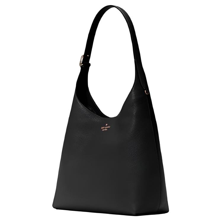 Kate Spade Cow Leather Shoulder Bag Large Women's Black KL807