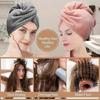 Women's Quick-drying Microfiber Hair Drying Towel and Cap Set, Absorbent Shower Hair Drying Towel