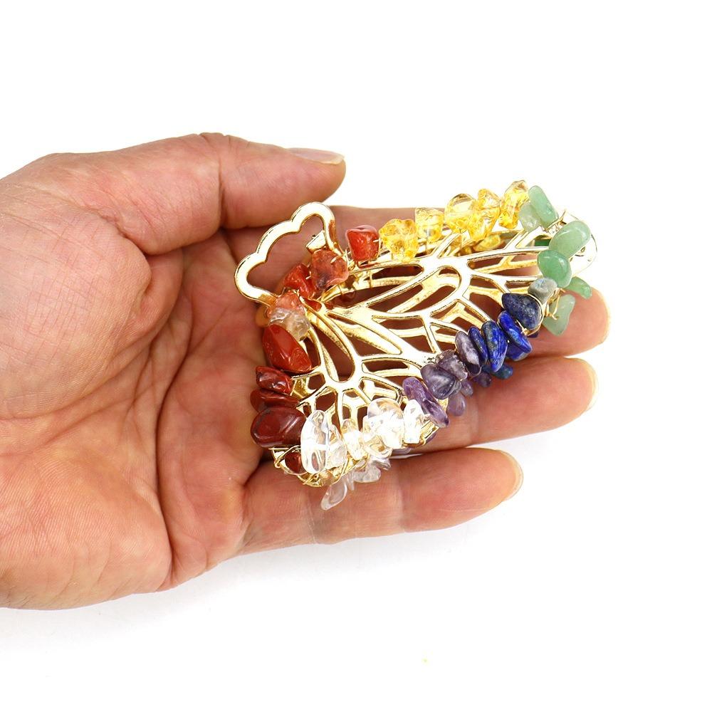 Crushed Stone Hair Clip Non-slip Butterfly Crystal Hairpin Elegant Hair Claw  Party