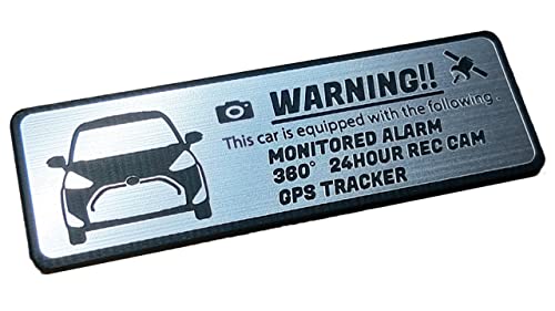 Honami Works <Small Size> Pre-MC SIENTA 170 Series Late Model Security Emblem 24-Hour Surveillance Dash Cam GPS Tracker Sticker