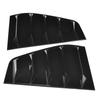 Pair of Side Vent Window Scoop Louver Trim Car Modification Fit for R Mk6 2009 2013Glossy Black