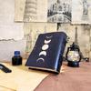 Lunar Eclipse Leather Journal, Leather Diary, Leather Notebook, Travel Journal, Sketchbook,