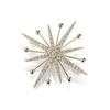Bo Xin Yun Luxury Zirconia Snowflake Brooch: Classic Anti-exposure Accessory Pin