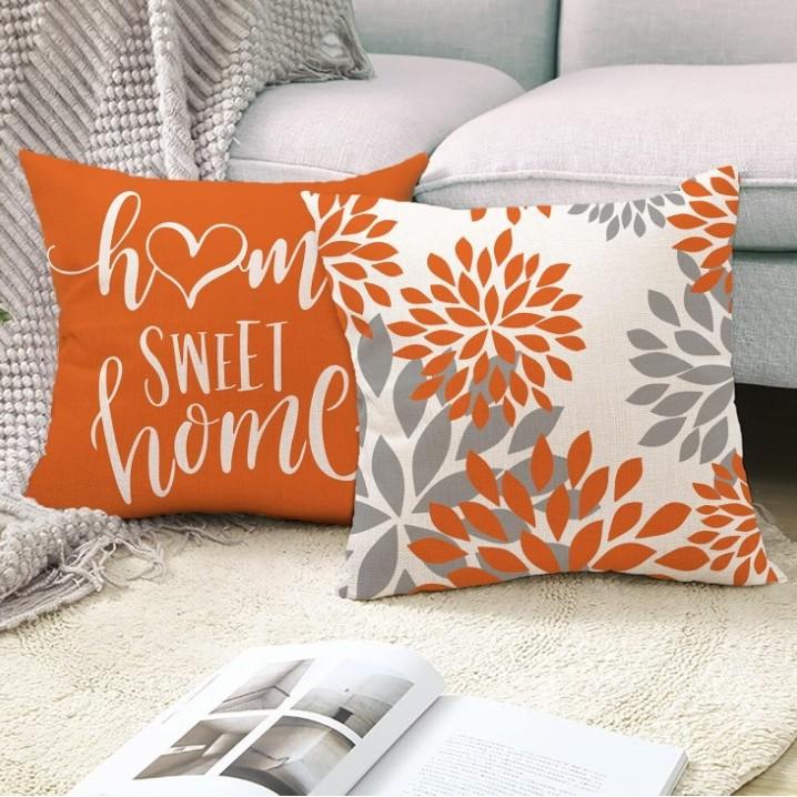 Gestreifte Geometrische Dekorative Leinen Druck Kissenbezug Auto Sofa Lendenkissen Kissen Sitzkissen