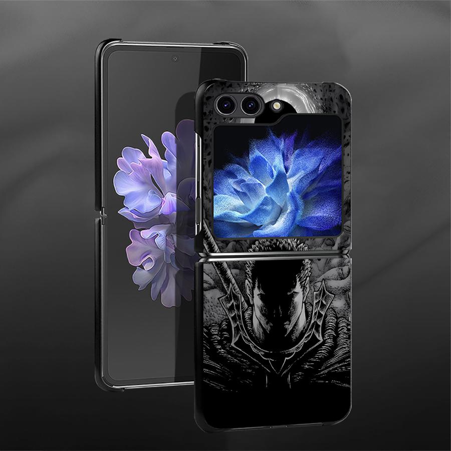

Berserk Comics Anime Cool Back Phone Cover Funda Case for Samsung Galaxy Flip3 Z Flip 7 6 5 4 3 Flip5 Flip7 FE Flip6 Flip4 Galaxy Z Flip7 FE