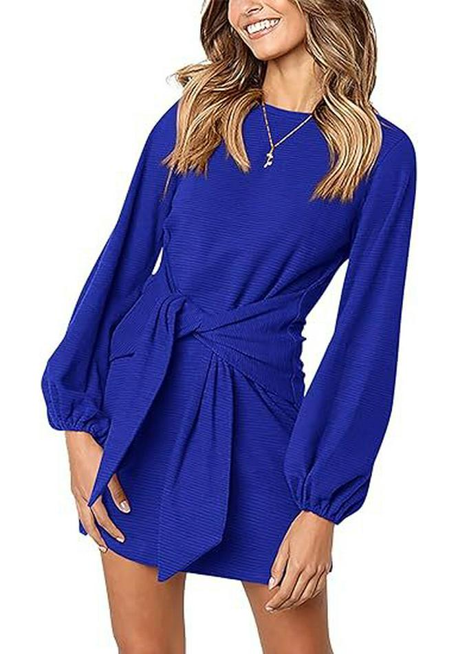 

2025 Cross-Border Solid Color Dress: Simple & Comfortable Style M