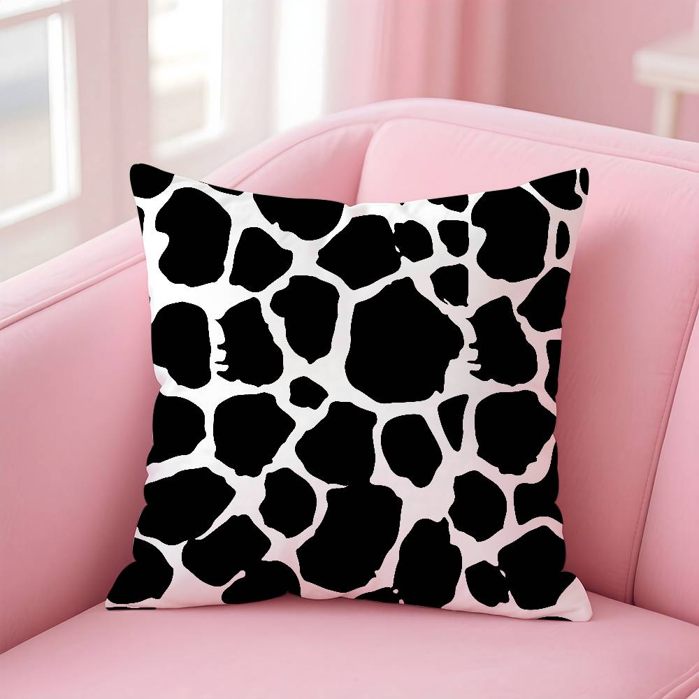 Art Leopard Print Texture Pillow Case Pattern Printing Pillowcase Living Room Sofa Cushion Cover Bedroom Room Decor