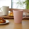 SAKUZAN Sara Mugs (2 Pieces) In a Wooden Box, Mino Ware, Made In Japan, Cream and Pink