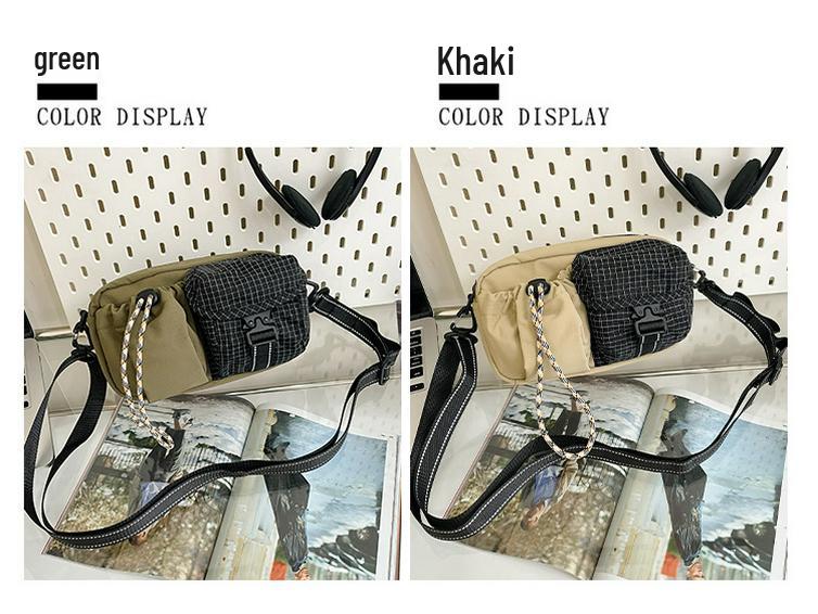 Tide Functional Outdoor Sports Crossbody Bag - Street Trend Workwear Style, Versatile Commuter Shoulder Bag