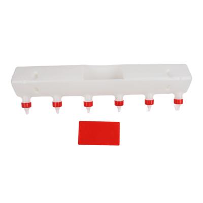 Lamb Feeder with 6 Nipples 9L PP Silicone Livestock Milk Feeding Bucket Tool for Piglet Puppy Goat