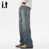 Izzue IT Men's Gradient Straight-Leg Jeans