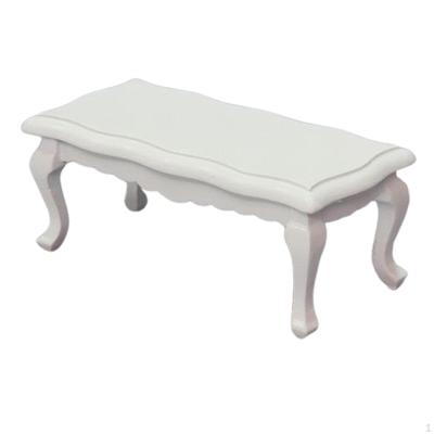 1/12 Dollhouse Tea Table Model Home Decoration, Pretend Children,
