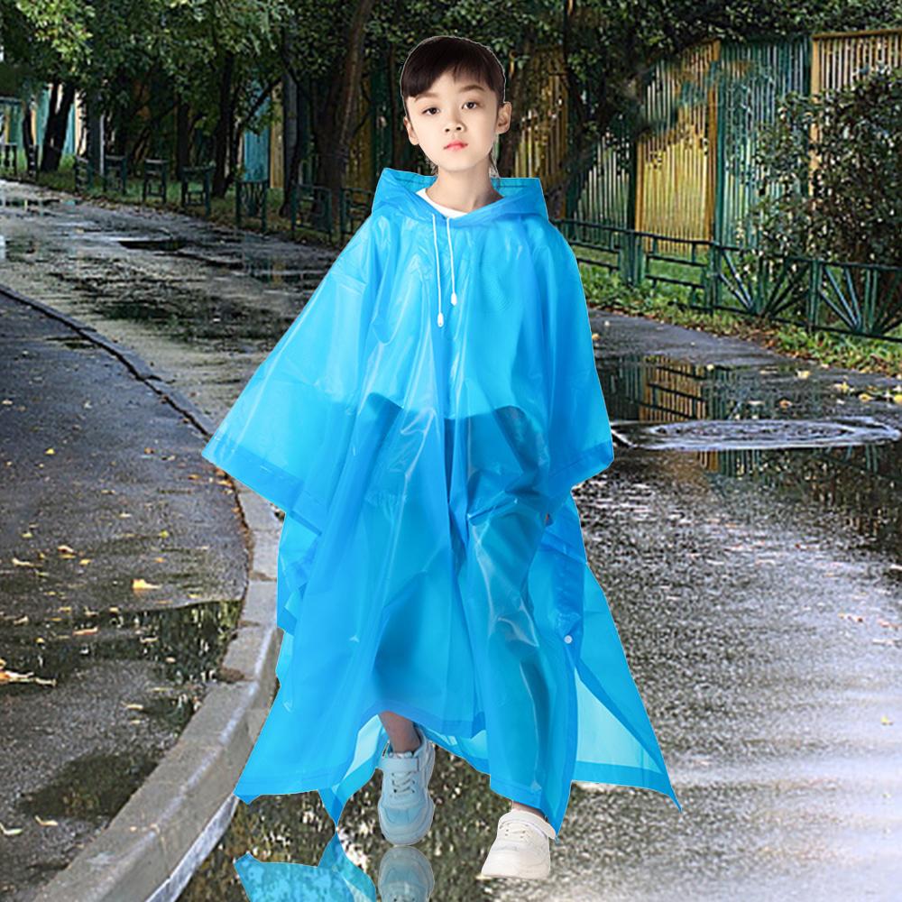 EVA Kids Raincoat Full Body One-Piece Raincoat New Rain Gear  Outdoor