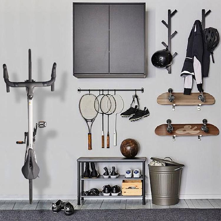 1Pc Road Bike Storage Fixed Hanging Holder Wall Hangers Bicycles Wall Mount Rack for Home Bike Storage Solution