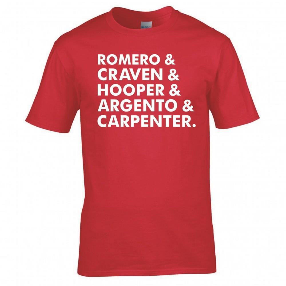 Cult Movie Horror Directors List Tshirt 2XL