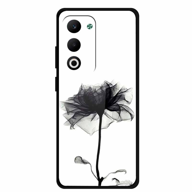 Glass Back Cover For Oppo A5 5G 2025 Phone Case 6.67" Hard Tempered Glass Case For Oppo A5i Pro 4G Case A5iPro Soft Bumper Shell
