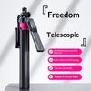CYKE SS1 Phone Tripod 165cm Extendable Selfie Stick 4-Leg Stable Stand with Bluetooth-compatible Remote