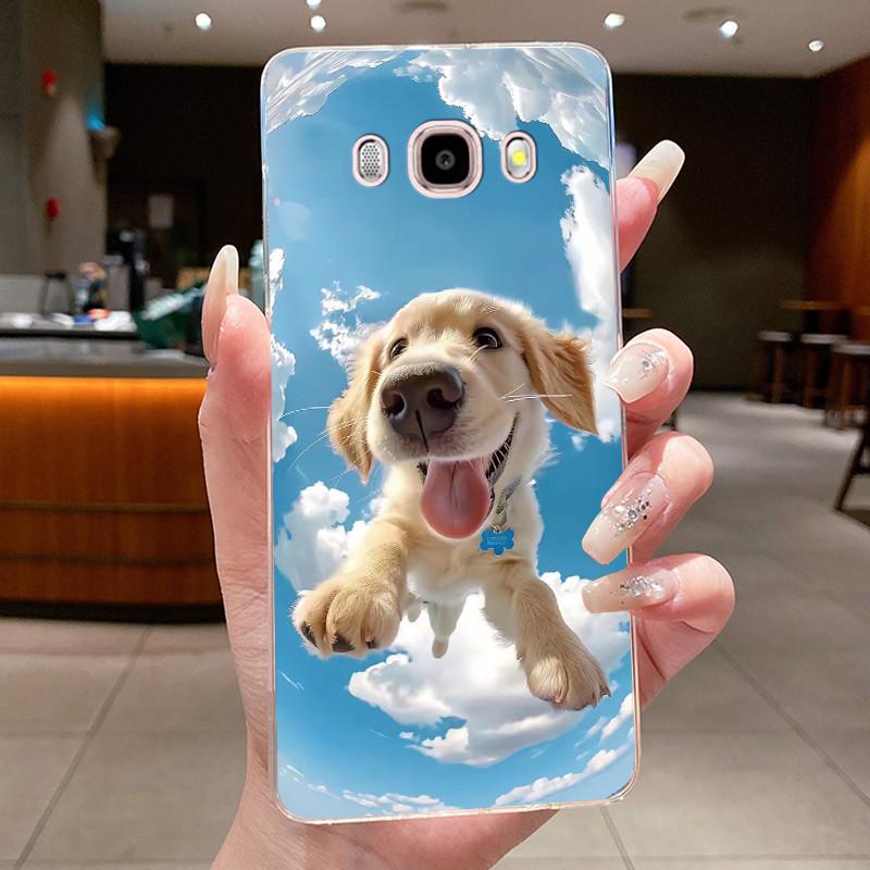 Casing For Samsung Galaxy J5 (2016) SM-J510F / J7 (2016) SM-J710F Soft Cover Luxury Dragon Cute Cool Boys Girls Transparent Case