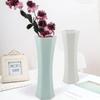 Plastics Vase For Flowers Plastics Flower Vases Unbreakable Modern Ceramic Look Geometric Ceramic Look Vase For Home Office Cafe