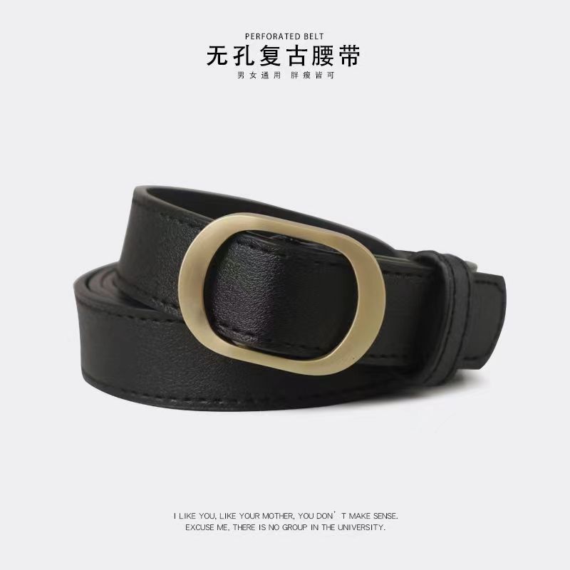 Vintage Minimalist Korean Metal Belt For Jeans No Hole Design Stylish And Trendy For Students