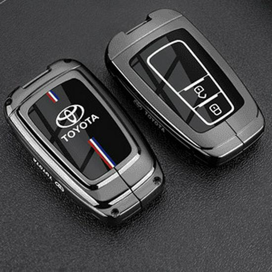 Metall-Schlüsselhülle für Toyota Prado Modelle 2024, 2015, 2016, 2018 und 2019