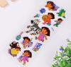 10PCS Cartoon Princess Dora Bubble Stickers Puffy Wall Stickers For Children Gift Puffy Reward Room Decoration Toys Scrapbook