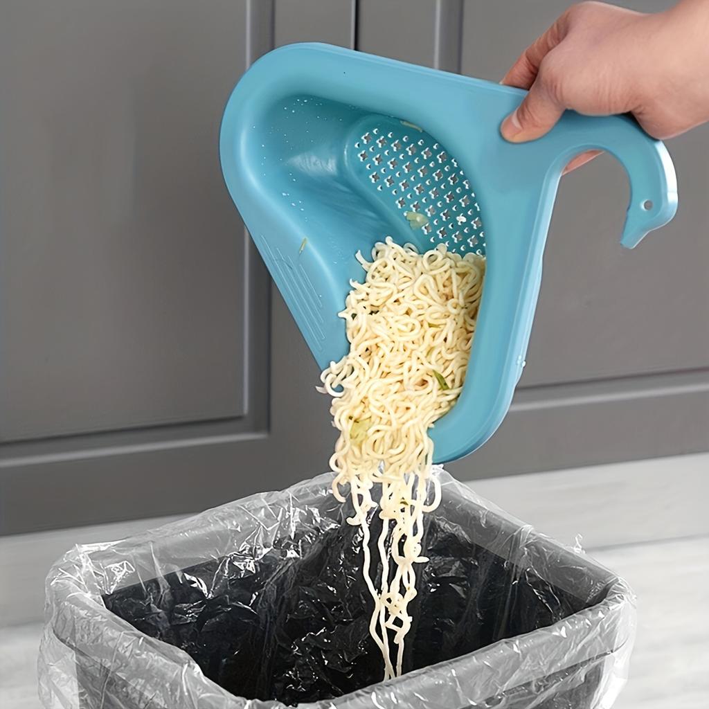 Swan Süzgeç Sepeti Yaratıcı Çok Fonksiyonlu Deliksiz Mutfak Evyesi Meyve ve Sebze Yıkama Kabı Süzgeç Sepeti Süzgeç Çerçevesi