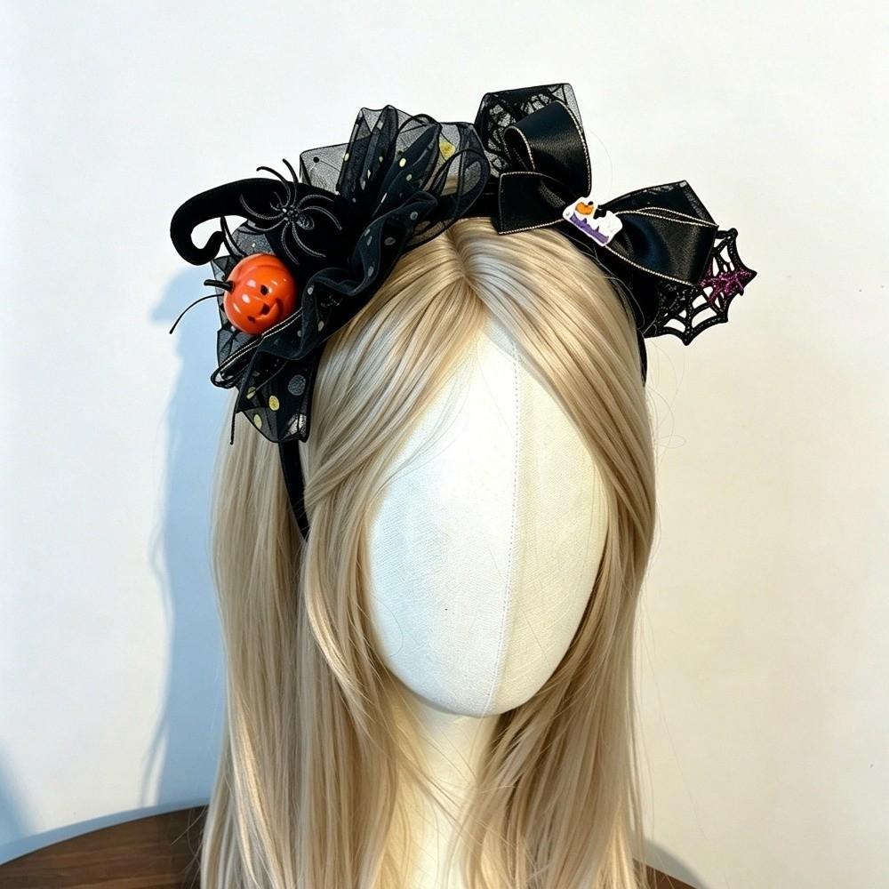 Kürbis Hexenhut Stirnband Geist Halloween Party Haarband Kegelhut Haarreif Verkleidungs Requisiten