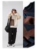 Unisex Color Block Striped Sweater, Autumn/Winter, Japanese Style, Loose Fit, Thick Knit