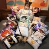 36x27cm Genshin Impact Plush Toy Kawaii  throw pillow plush Tiwat Zoo Yae Miko Tartaglia Thoma Ganyu Diluc Plush Pillow Cartoon