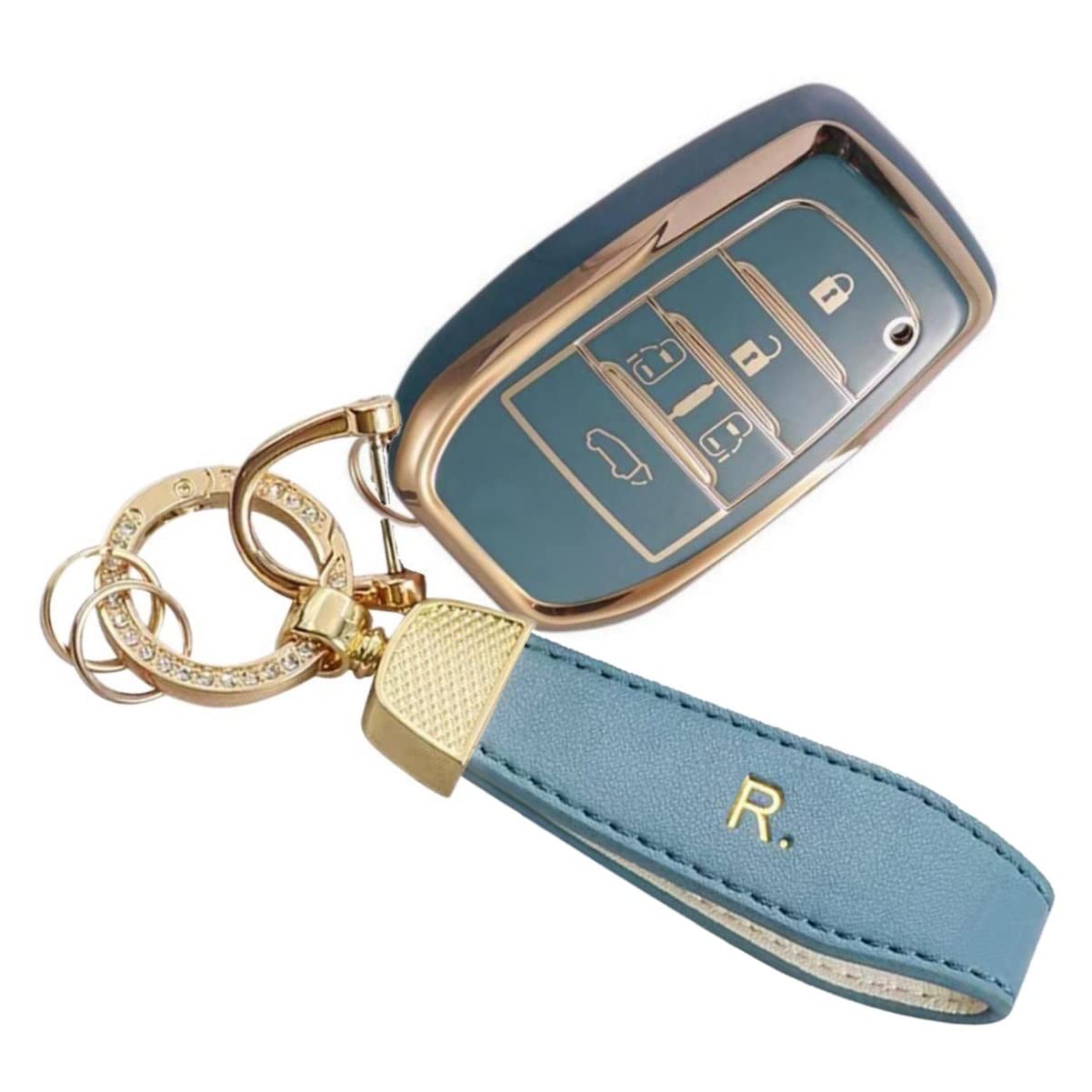 

New Voxy 90 Series Key Case Compatible Toyota Noah 90 Series Smart Key NOAH Alphard Key Case синий