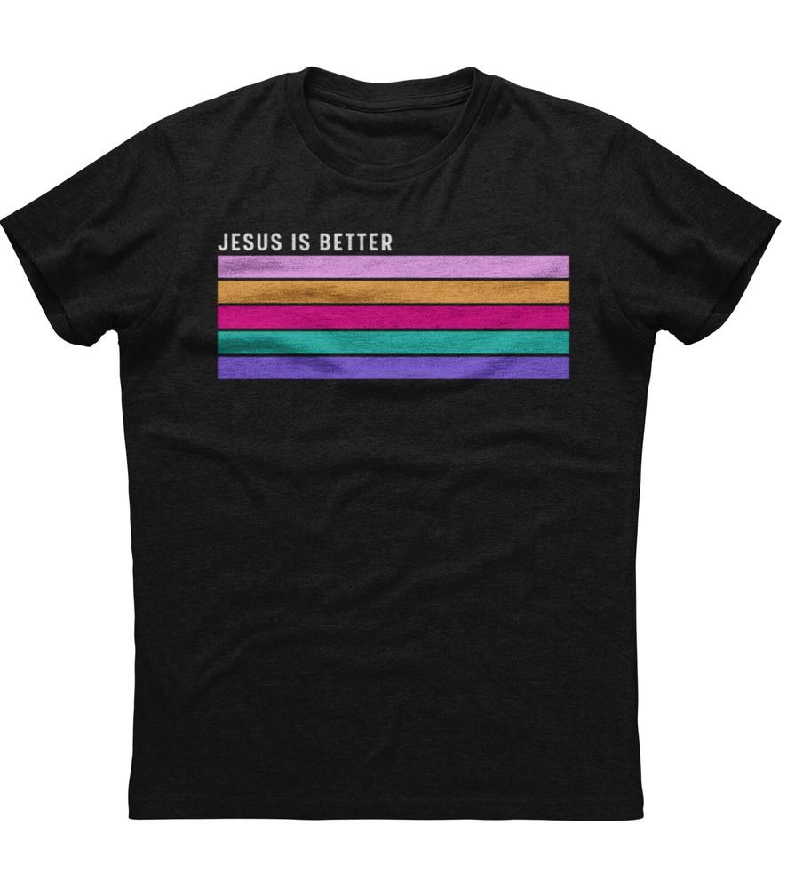 Jesus Is Better Christian Religious God Mens Unisex Cotton T-shirt L