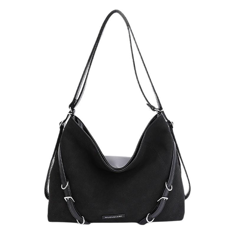 Multifunktionaler Damen-Crossbody-Rucksack aus Wildleder - Großes Fassungsvermögen, Lässiger Stil für Herbst/Winter 2025