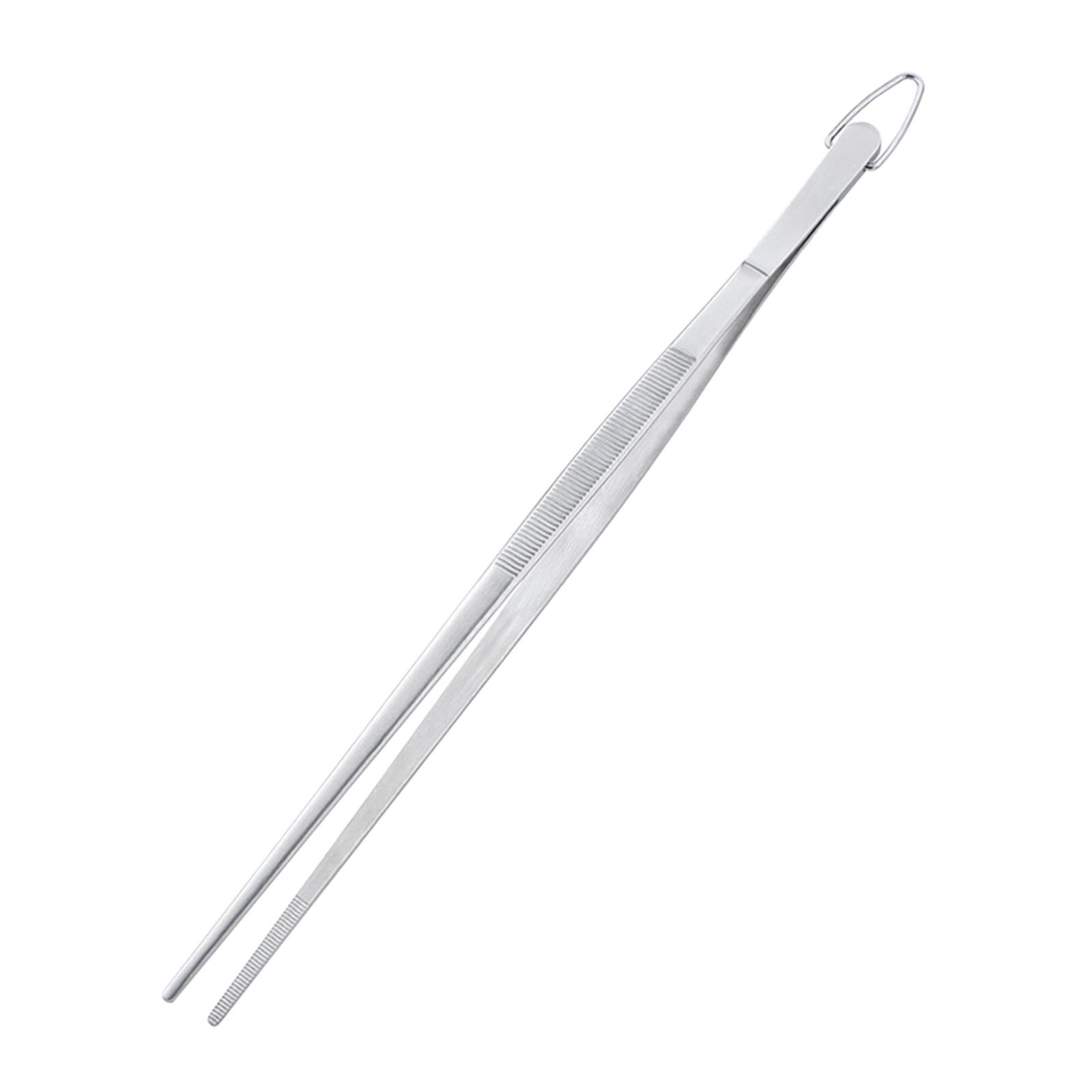 

12-дюймовый многофункциональный пинцет щипцы для еды из нержавеющей стали зажим для стейков длинные пинцет-щипцы для барбекю 2