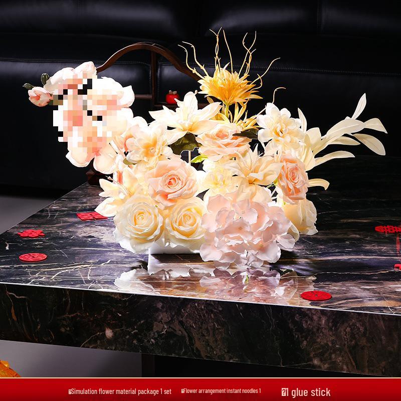 Wedding Flower Basket: Double Happiness Decoration for Home, Hotel, or Engagement