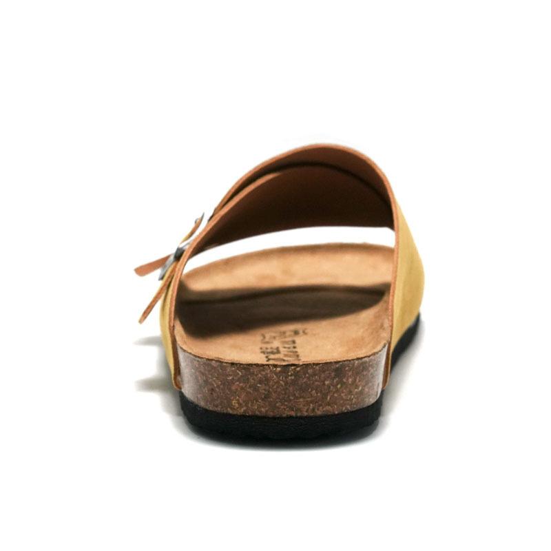 Modemarke Unisex Korkschuhe Frau/Mann Nubuk Clogs Sandalen Sommer Strand Hausschuhe Zuhause Freizeit Pantoletten Damen Gürtelschnalle Sandalen 2025