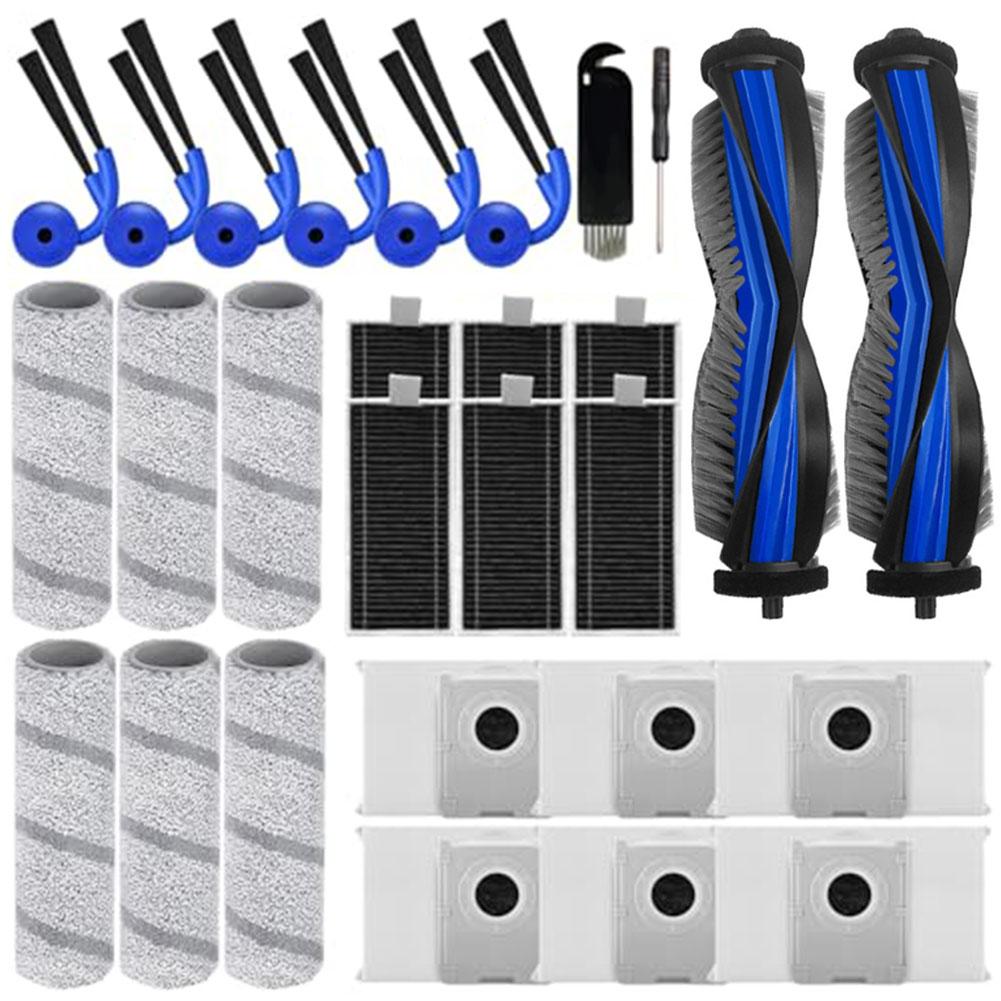 For ECOVACS/Deebot X11 OmniCyclone/X11 Pro/X11 Pro For Omni X11 X11-Famille Vacuum Cleaner Main Brush Side Brush Filter Dust Bag