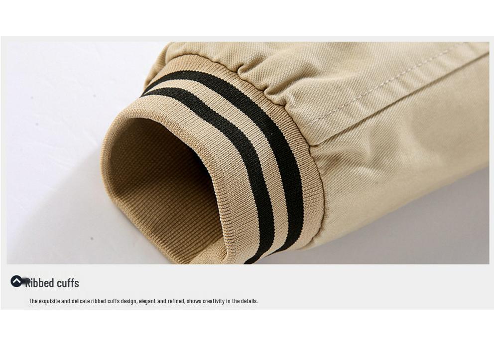 2026 New Spring/Autumn Men's Slim Fit Casual Jacket with Stand Collar