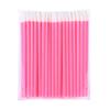 Compact Nylon Lip & Eye Makeup Brush - Disposable, Hollow Rod Design for Lipstick, Lip Gloss, and Eyeshadow Application
