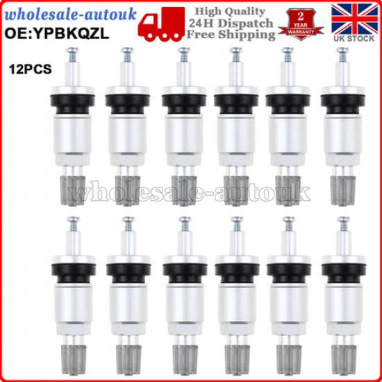 12 PCS YPBKQZL TPMS Tire Valves Alloy Tubeless Valve For Buick GM Enclave Buick